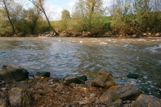 Typické bolenie miesto na rieke.