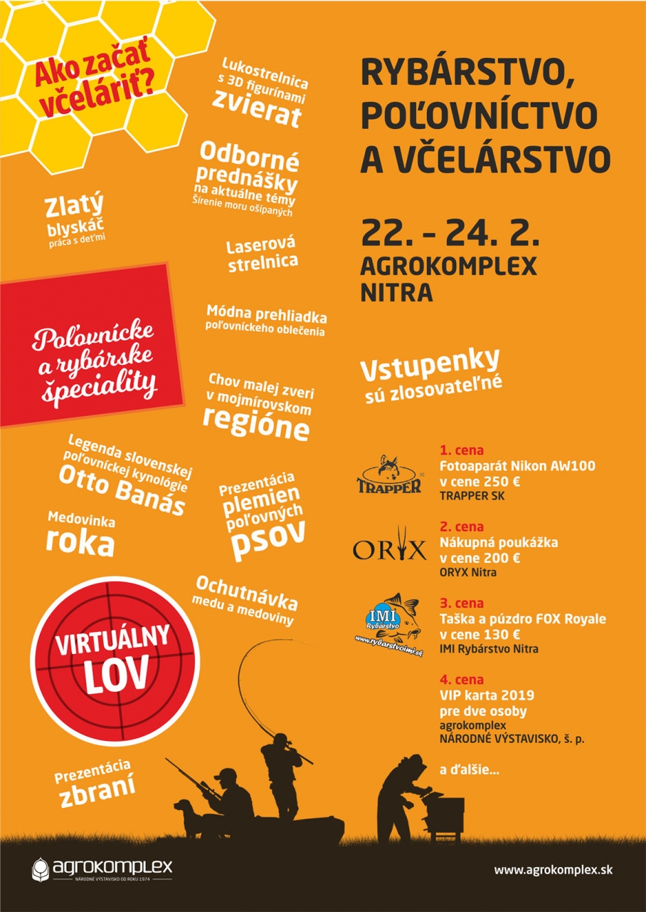 Výstava - Rybárstvo, poľovníctvo a včelárstvo, Nitra 2019 1