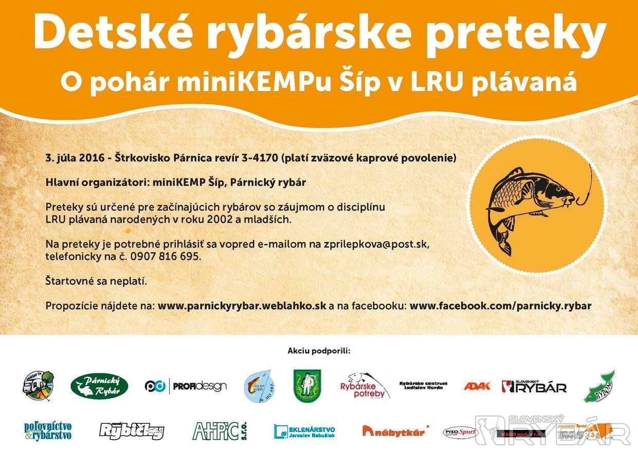1. ročník pretekov O pohár miniKEMPu Šíp v LRU Plávaná 6