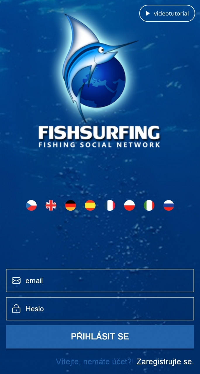 Nová rybárska mobilná aplikácia - sociálna sieť FISHSURFING 1