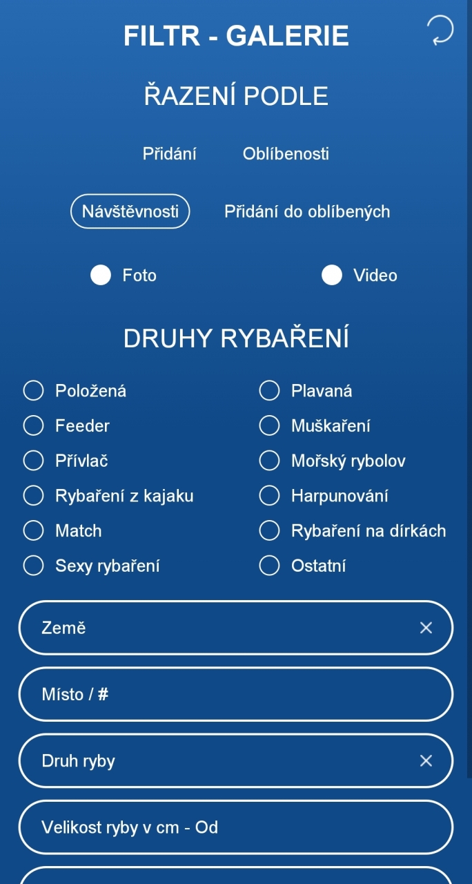 Nová rybárska mobilná aplikácia - sociálna sieť FISHSURFING 3