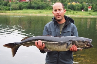 Michalova prvá treska čierna (116 cm).