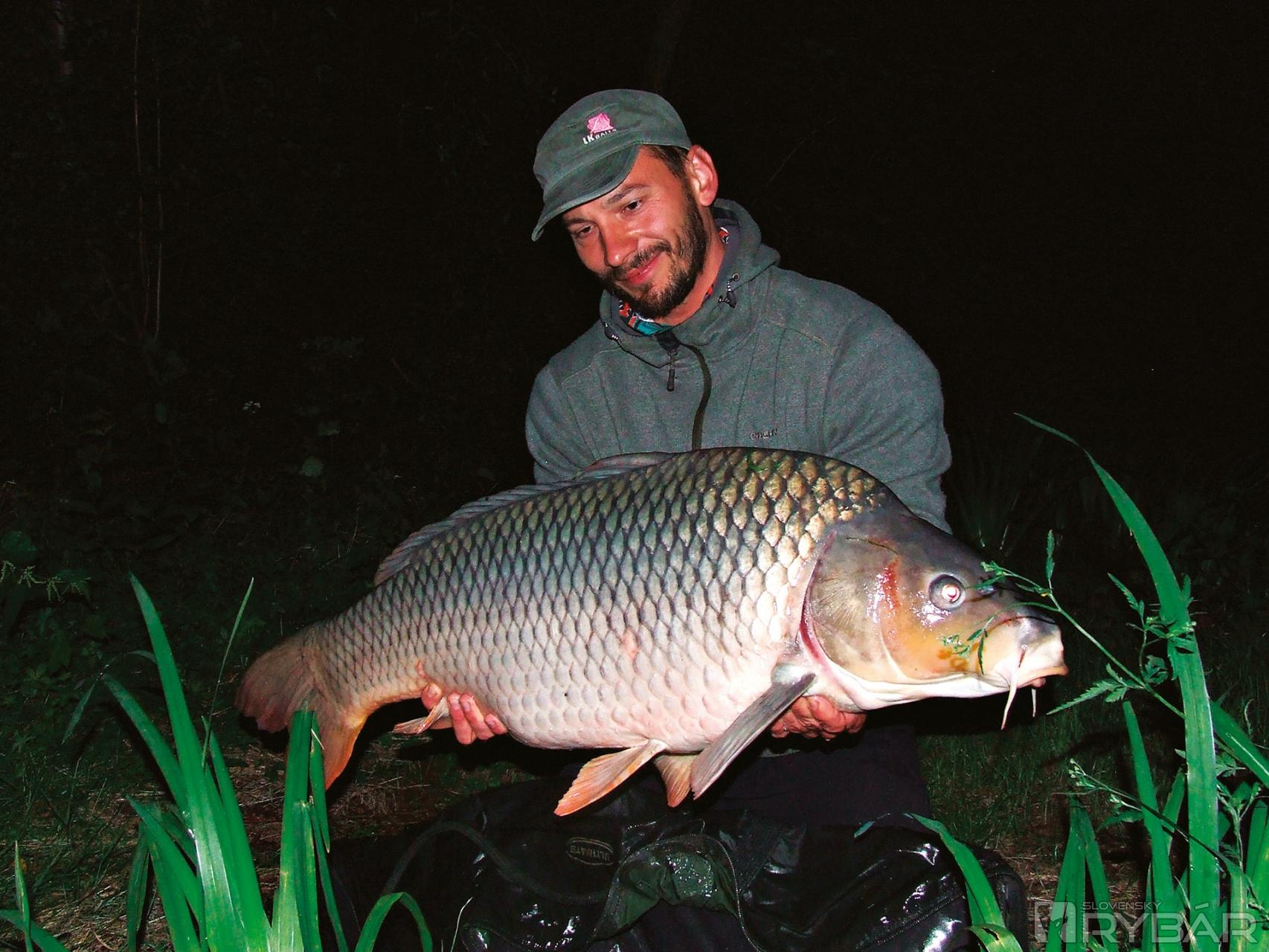 Krásny a mohutný šupináč s hmotnosťou 18 kg.