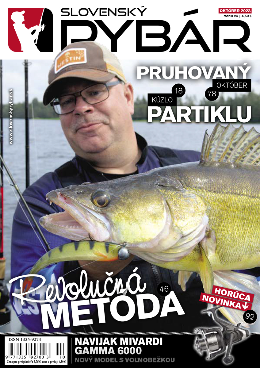 Nové vydanie magazínu Slovenský RYBÁR, október 2023. Novinky z oblasti rybárstva. Tipy, rady, návody a popisy krásnych zážitkov od vody.