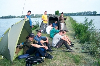 Terénne cvičenia na rybničnej sústave vo Veľkom Blahove.