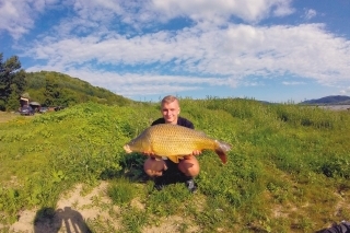 Krásny kapor s potencionálom stať sa legendou tejto vody.