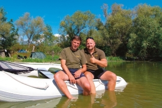 S celebritou na rybách...