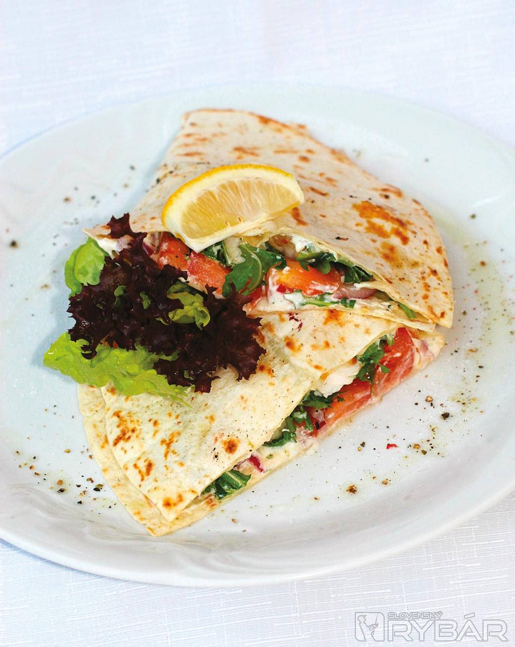 Recept: Tortilla plnená zubáčom 1
