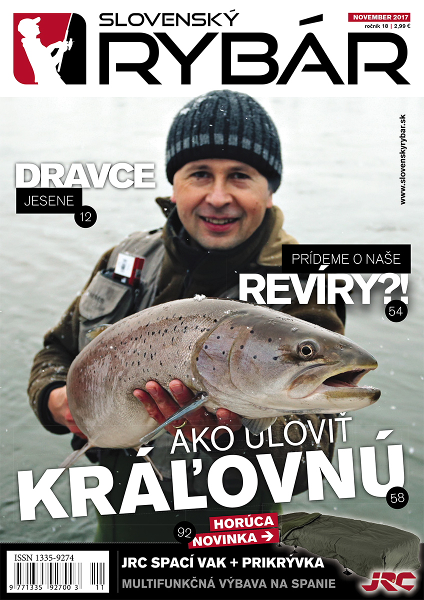 časopis, rybársky, 2017, magazín, november, rybár, rybársky časopis, slovenský rybár, magazín pre rybárov