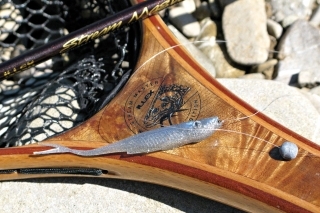Split-shot rig – smáčik zaťažený oloveným bročkom vzdialeným asi 20 – 30 cm pred háčikom.
