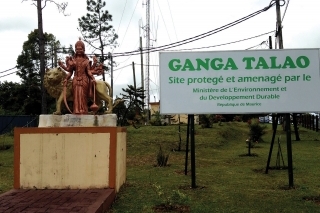 Ganga Talao – najposvätnejšie hinduistické miesto na Mauríciu (Grand Bassin).