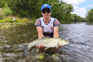 Andrej Lacika ulovil aj pekného boleňa.