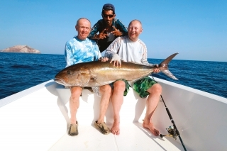 Víťazný Vlastov úsmev s amberjackom (167 cm).