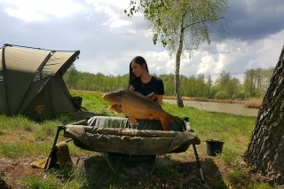 Zatiaľ môj osobný rekord, takmer 16 kg kapor.