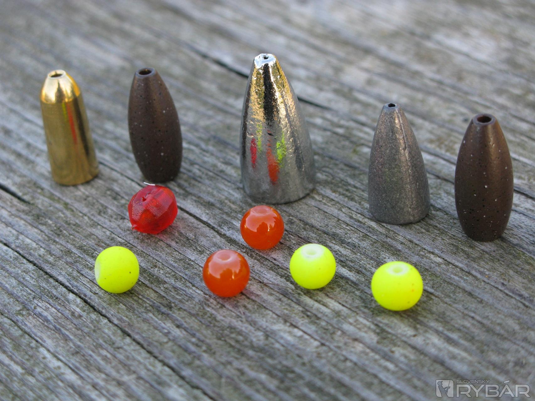 Bullet weights - záťaže na Texas rig a Carolina rig.
