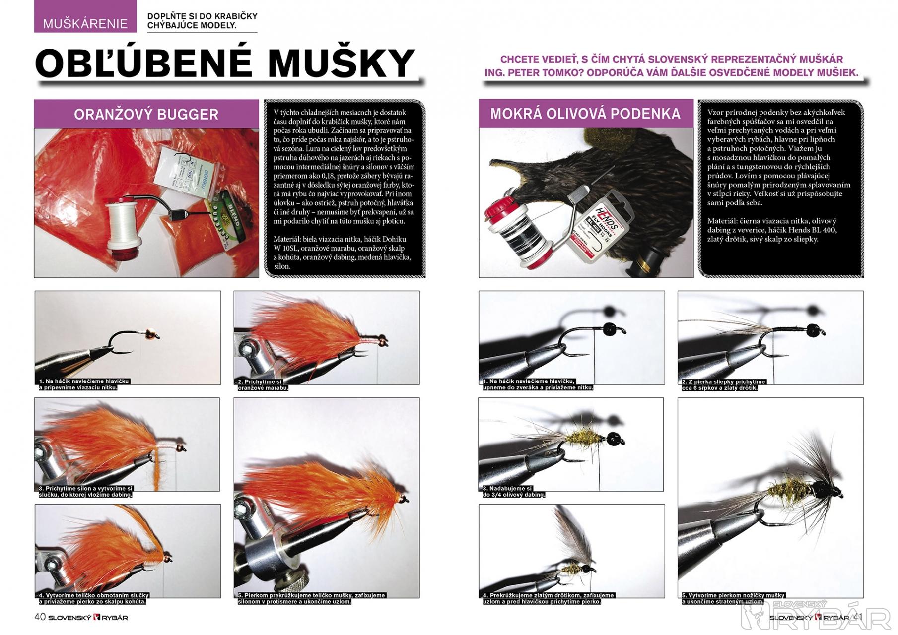Obľúbené mušky 1