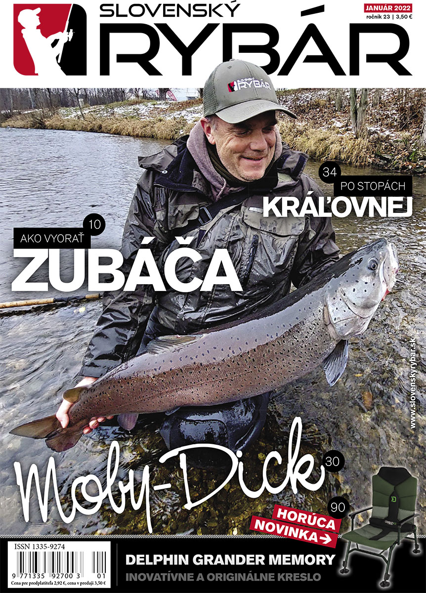 Nové vydanie magazínu Slovenský RYBÁR, január 2022. Novinky z oblasti rybárstva. Tipy, rady, návody a popisy krásnych zážitkov od vody.