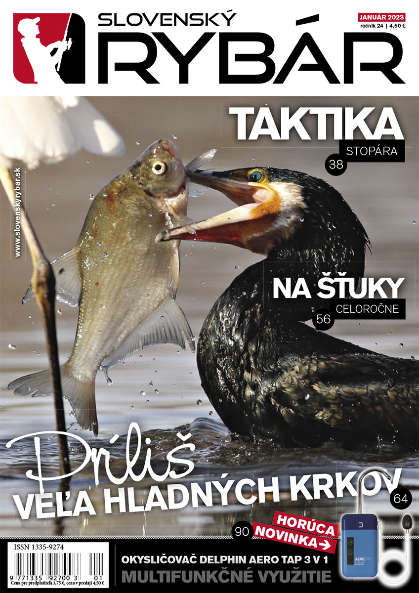 Nové vydanie magazínu Slovenský RYBÁR, január 2023. Novinky z oblasti rybárstva. Tipy, rady, návody a popisy krásnych zážitkov od vody.
