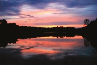 Nádherná panoráma, aj pre toto sa oplatí chodiť na ryby.