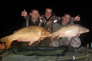 Prvý double a kapor 14,96 kg, 
4 gramy chýbali, aby sme sa museli ísť kúpať do vody.