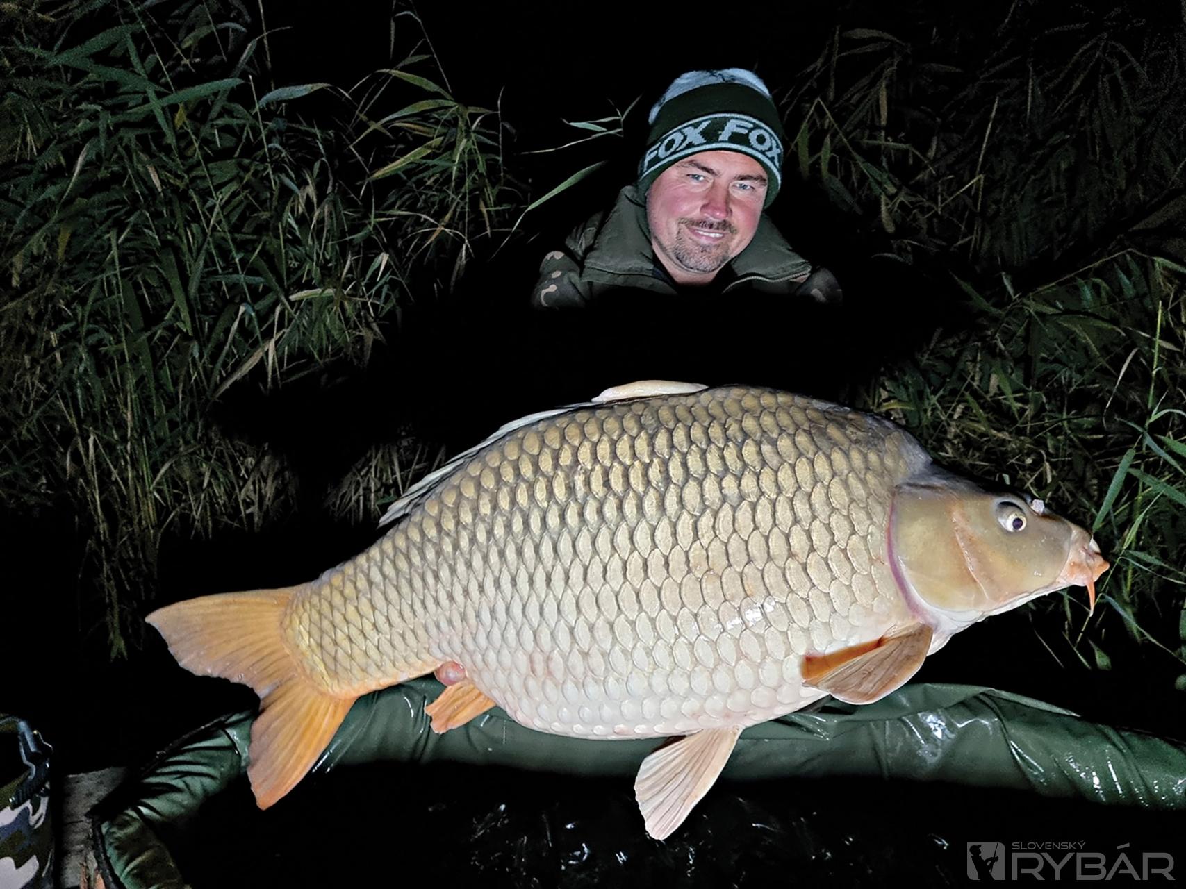 Nočný šupináč, ktorý presiahol hmotnosť 20 kg.