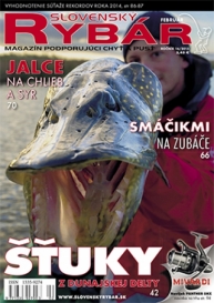 magazín, slovenský, rybár, vydanie, február, 2015
