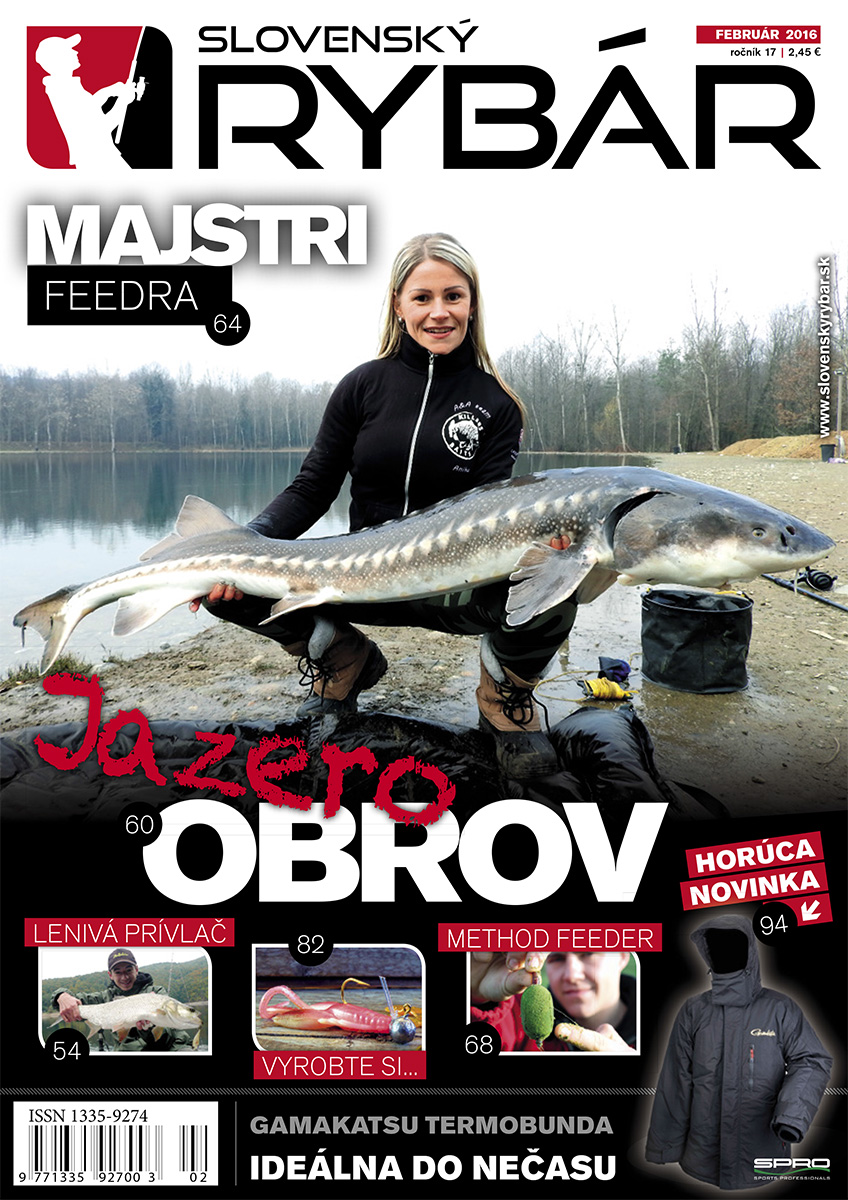 2016, február, rybár, slovenský, rybársky časopis, magazín, vydavateľstvo