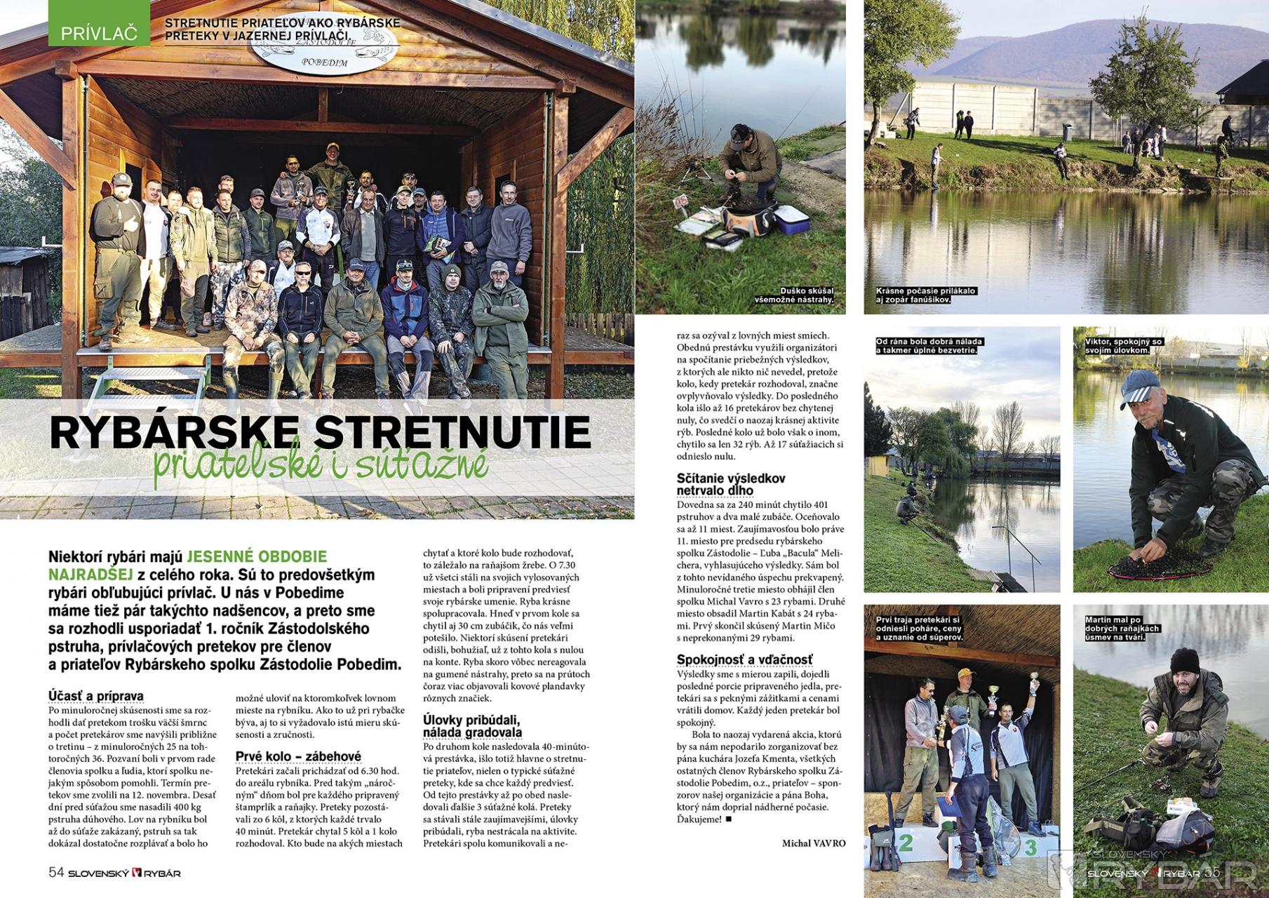 Rybárske stretnutie - priateľské i súťažné 1