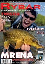 magazín, slovenský, rybár, vydanie, marec, 2015