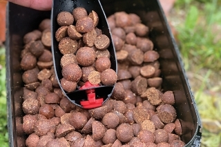 Často používam rozkrájané boilies, ktoré sú pre kapry atraktívnejšie.