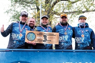 Slovensko sa umiestnilo na krásnom treťom mieste v zostave: 
(zľava) Branislav Pecník, David Drančák, Igor Slávik, Marián Michalka, Michal Daněk.