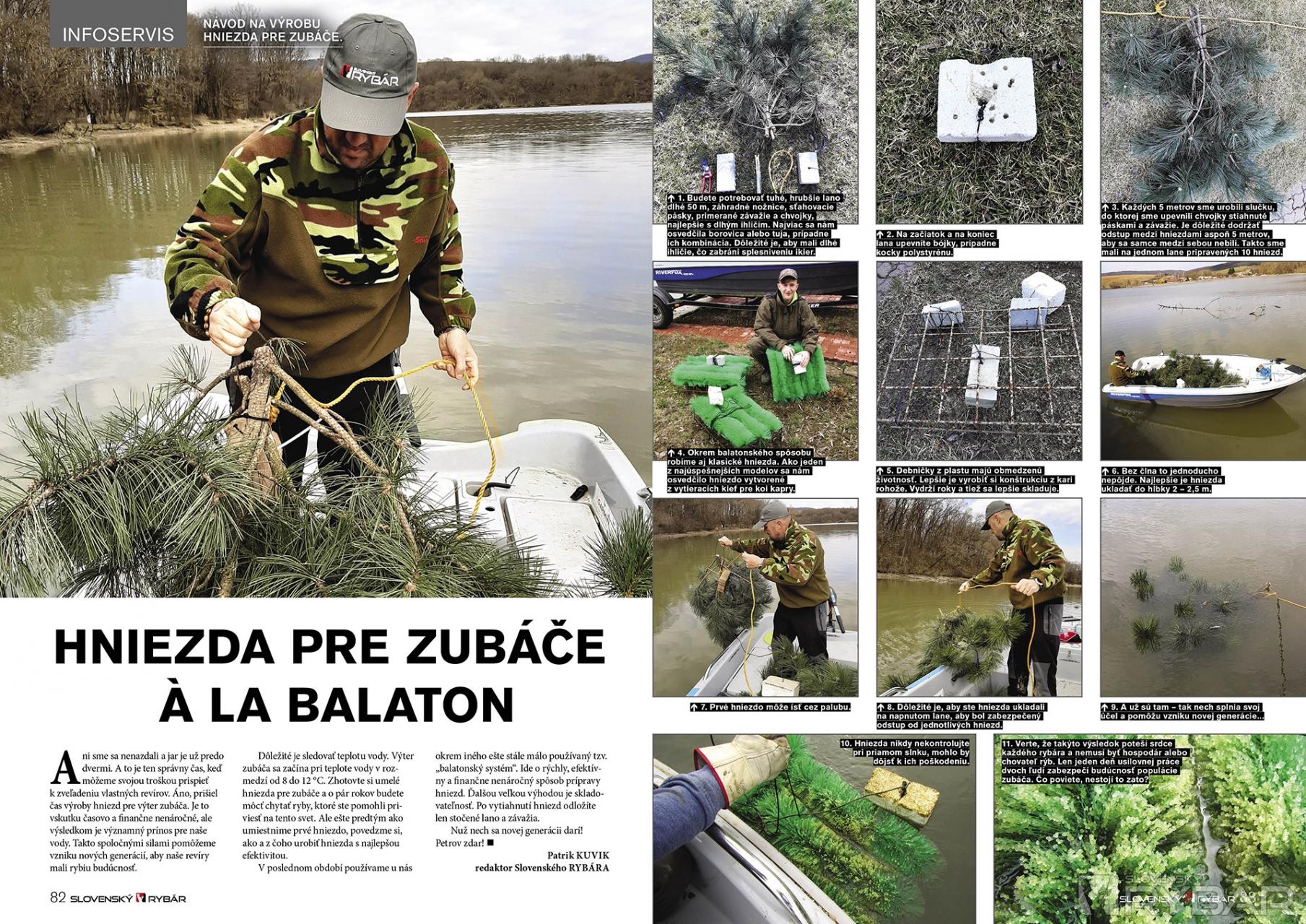 Hniezda pre zubáče  à la Balaton 1