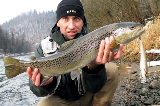 Potočák 60 cm na 15 cm vobler.