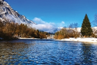Idylická krajina.