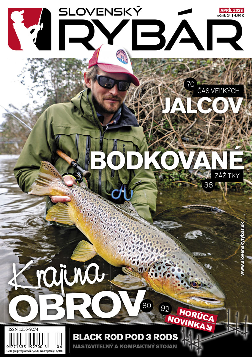 Nové vydanie magazínu Slovenský RYBÁR, apríl 2023. Novinky z oblasti rybárstva. Tipy, rady, návody a popisy krásnych zážitkov od vody.