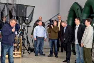 Slávnostné otvorenie v podaní rybára Ivana “Tuliho” Vojteka.