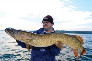 Tento krokodíl z plytčiny sa nechal zlákať na 20 cm gumu.