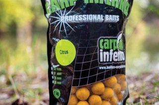 Minuloročná novinka od firmy Carp Inferno Citrus, silná prenikavá vôňa, ktorá kaprom naozaj chutí.