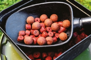 Boilies a pelety sú kapria klasika.
