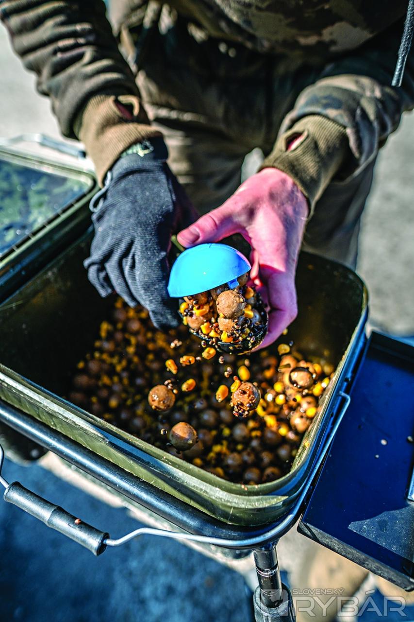Stavili sme na mix kŕmenie boilies s partiklom.