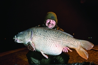 Matúšov krásny šupinatý šaran dosť cez 20 kg.