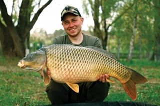 Krásny Kájův šupináč 15,92 kg, ktorý nás dostal na priebežné 4. miesto.