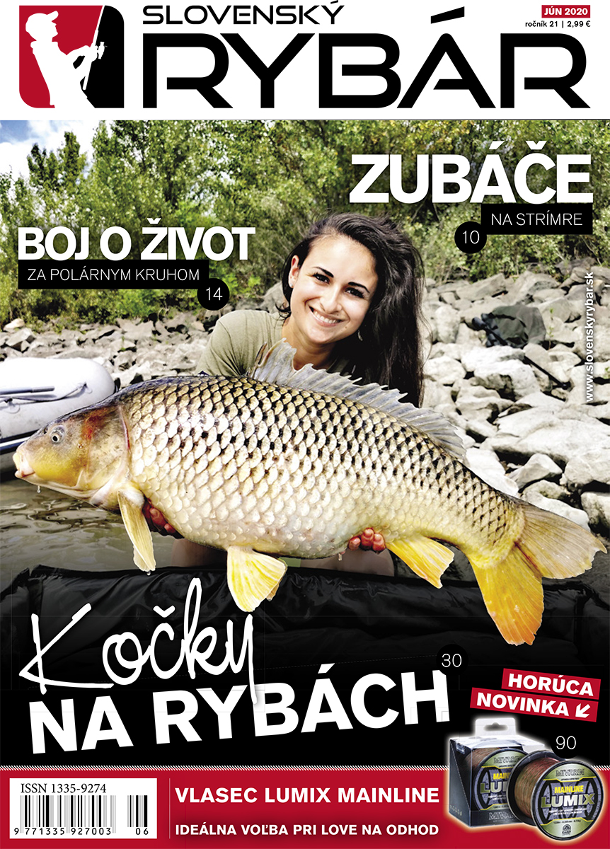 Nové vydanie magazínu Slovenský RYBÁR, jún 2020.
