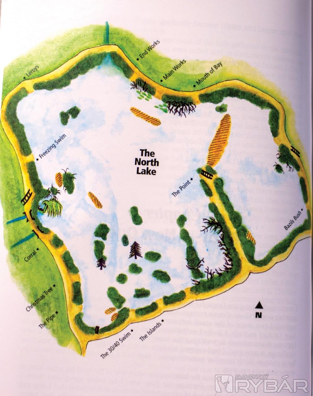 Severné jazero – Yateley, North Lake 
s miestami, kde sa písali mnohé príbehy.