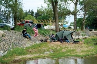 Ani v tábore účastníkov z USA nepoznali radosť z úlovku.
