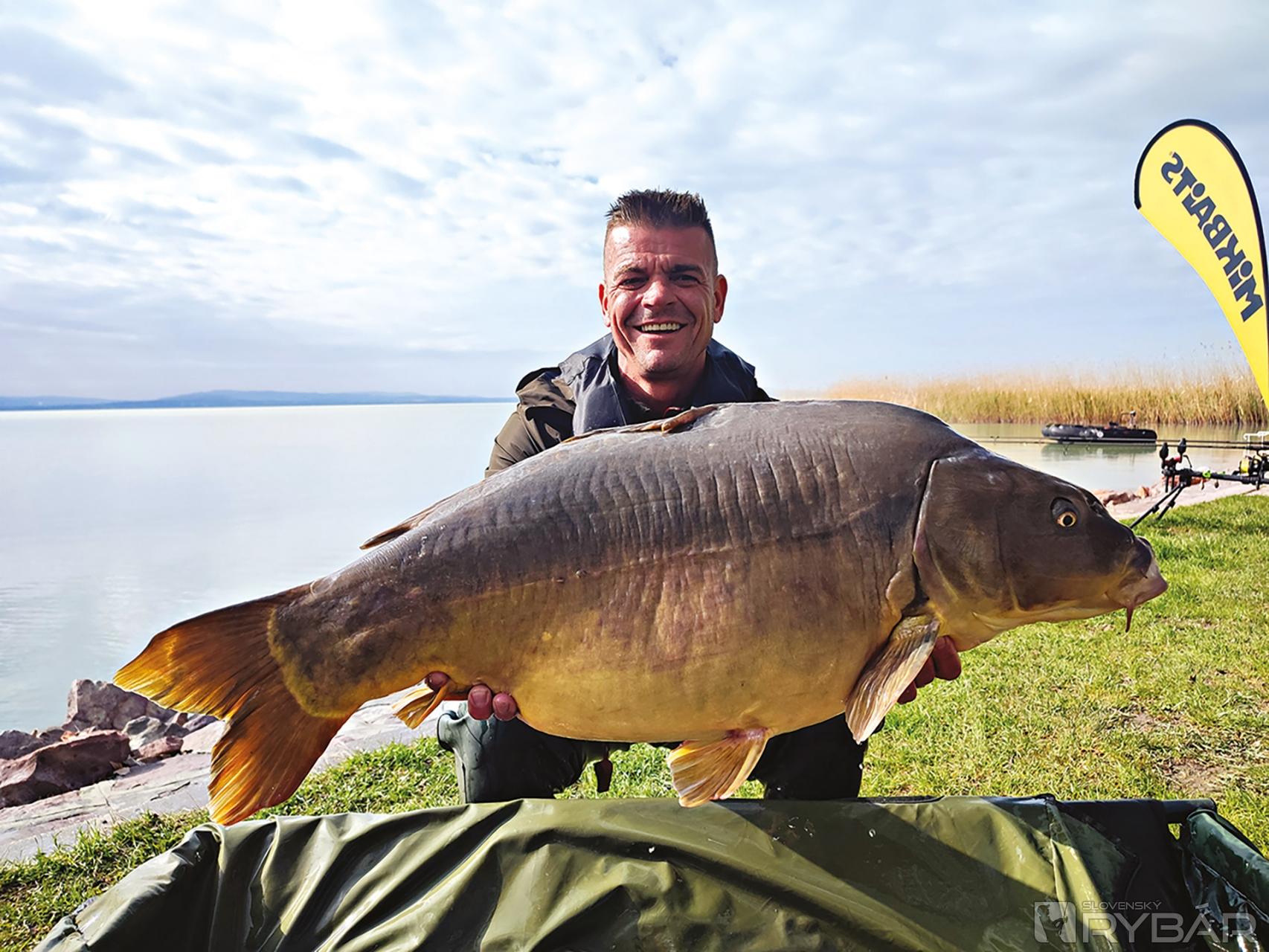 Naša najväčšia tohtoročná ryba 18,4 kg.