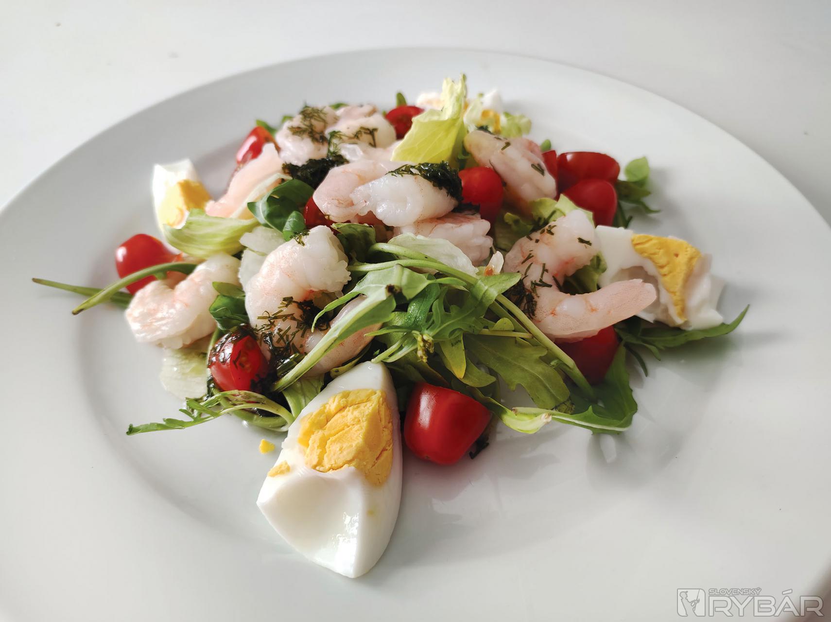 Recept - Krevetový šalát 1