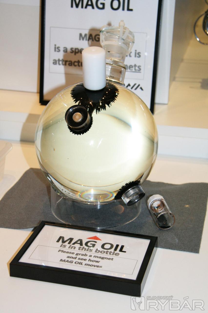 Zábavné bolo sledovať prácu špeciálneho magnetického oleja Mag Oil v praxi.