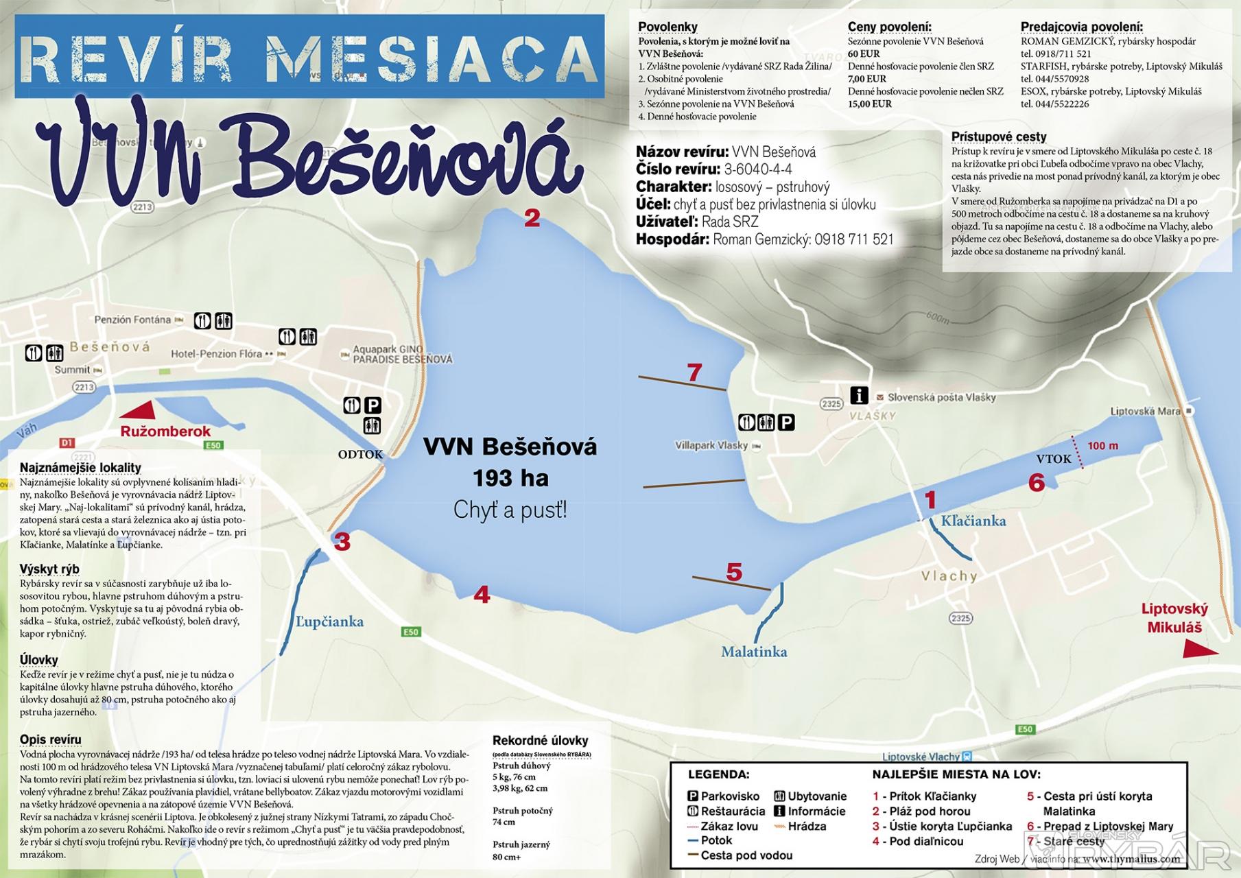 Revír mesiaca - VVN Bešeňová 1