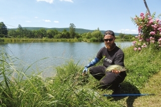Michal s úlovkom, ktorý mu dopomohol k 2. miestu.